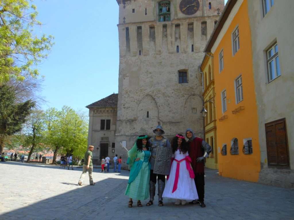 Yours truly, the medieval entertaining team of Sigisoara!