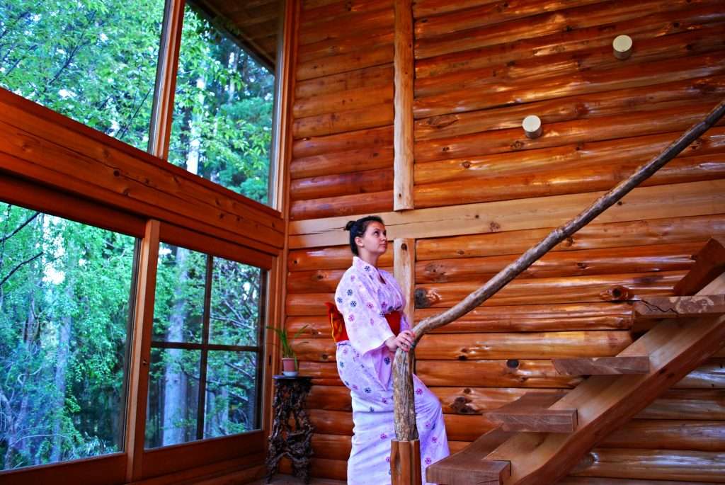 The spa is upstairs :-)