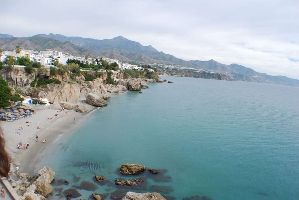 Coast of the Sun around Nerja, Spain
