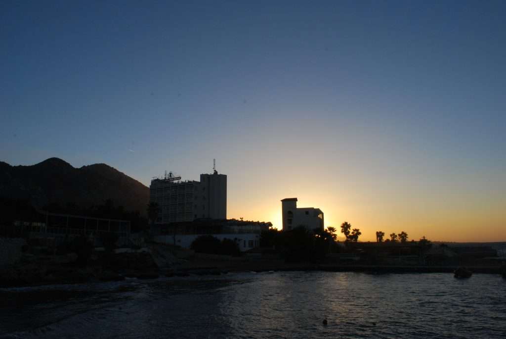 honeymoon at the coastline of North Cyprus